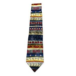 Vintage Tabasco Silk Novelty Tie Chili Peppers Hot Sauce Pattern Funny Foodie